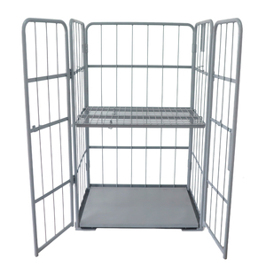 Heavy Duty Steel Cargo Roll <strong>Cage</strong> Trolley With <strong>500kg</strong> Capacity For Warehouse Transport And Storage Racking - Product Image 4