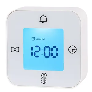 Jam Alarm Multifungsi PROTMEX 4 In 1 dengan Temperatur