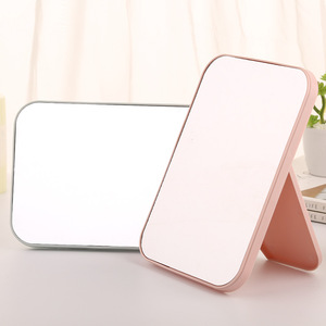 Desktop Makeup <b>Mirror</b> Square Folding Portable Vanity <b>Mirror</b> ABS Frame Single Sided <b>Mirror</b> - Product Image 2