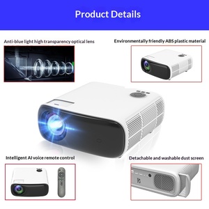 Proyector Inteligente Android 4K Ultra HD TRANSJEE <span class=keywords><strong>A70</strong></span> de Fábrica Directa para Cine en Casa, 7800 Lúmenes, Pantalla de Teléfono Móvil, Hotel - Product Image 2