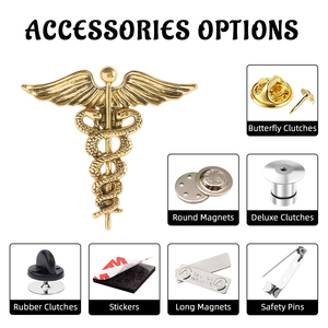 Pins de Solapa Metálicos 3D Personalizados, Insignias Esculpidas en Alto Relieve, Placas de Aleación Estereoscópicas de Primera Calidad, Fábrica Autorizada de Grandes Marcas - Product Image 2