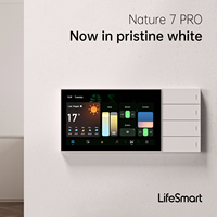 Panneau de commande intelligent pour climatiseur domestique, interrupteur d'éclairage, variateur d'intensité, automatisation, écran tactile, application LifeSmart Wi-Fi/ZigBee, Android OS