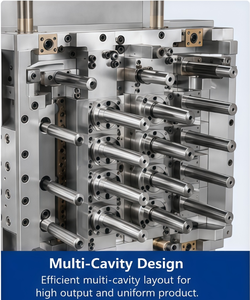 Customizable 8 Cavity PET Preform Mold, High Speed Injection Molding <strong>Tool</strong> for Cosmetic and Beverage Packaging - Product Image 2