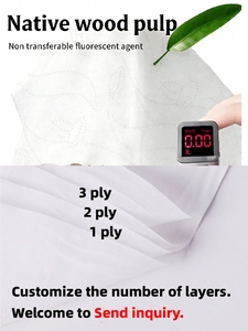 Mouchoirs en papier pour le visage Elegance, personnalisables, confortables, en mélange de pâtes, doux, sans poussière, sans agent fluorescent - Product Image 6