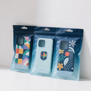 Tùy chỉnh in túi nhựa Mylar 3 bên con dấu bao bì túi phụ kiện bao bì túi điện thoại - Product Image 2