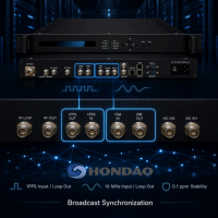 Modulador de TV Digital DVB-T/T2 1U para Montaje en Rack con Control LCD y Gestión Web