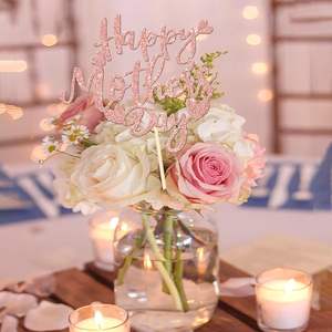 Décorations florales de table sur le thème de la Fête des Mères, bâtonnets décoratifs pour la Fête des Mères - Product Image 6