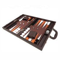 Ensembles de tournoi de luxe personnalisés pour les échecs et le backgammon Accessoires de jeu de dés de compétition durables