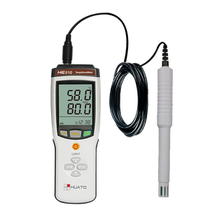 HUATO HE81X serie Portatile di temperatura e di umidità, temperatura a bulbo Umido e punto di Rugiada data logger per meteorologico - Product Image 1