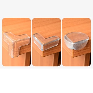 Protector de silicona para seguridad de bebés y niños, cubierta protectora para bordes de mesa, protectores de bordes anticolisión, 4 uds./10 Uds. - Product Image 5