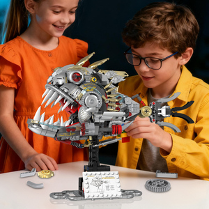Kaiyu K96224 2025 Nouveau modèle Piranha Kit de construction d'animaux bioniques mécaniques Jouets de petite taille pour enfants Cadeau Blocs de construction - Product Image 4