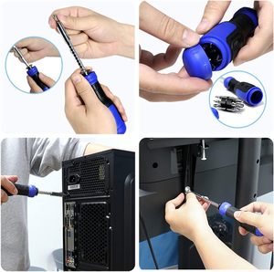 Juego de Destornilladores de Precisión de Acero Magnético, Juego de Puntas de 1/4 de Pulgada, Destornillador Multiusos 191 en 1, Kit de Herramientas de Reparación OEM para Computadora - Product Image 6