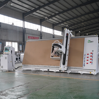 Routeur CNC vertical industriel ANBEN V1650 pour la découpe de panneaux ACP, ACM, bois massif et le traitement des panneaux de construction