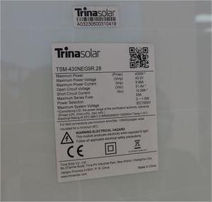 Panel Solar Trina Solar Vertex S+ TSM-NEG9R.28 de 450w 445w 440w, Panel Solar de Vidrio - Product Image 5
