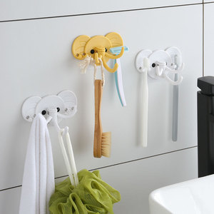 Elephant Shaped <b>Hooks</b> Wall Mounted Adhesive Removable For <b>Kitchen</b> Bathroom Storage - Product Image 3