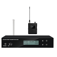 Système de monitoring intra-auriculaire sans fil numérique professionnel ANLEON S3D léger, son stéréo, pour spectacles en direct et scènes de groupe