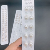 Prix de gros 3A 3mm-12mm Perles d'eau douce naturelles rondes blanches pour la fabrication de colliers