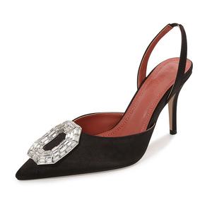 Chaud en gros dames bride à la cheville <span class=keywords><strong>sandales</strong></span> 8 <span class=keywords><strong>cm</strong></span> talons hauts <span class=keywords><strong>4</strong></span> <span class=keywords><strong>cm</strong></span> plate-forme compensée personnalisé clair Sexy cristal décapant chaussures pour les femmes - Product Image 5