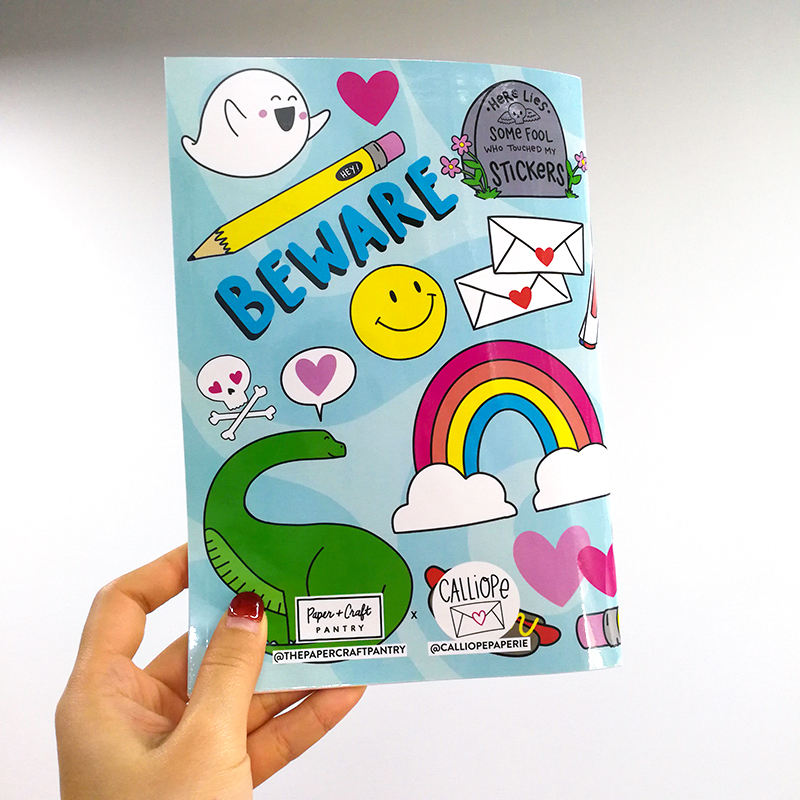 Livre d'autocollants pour journal