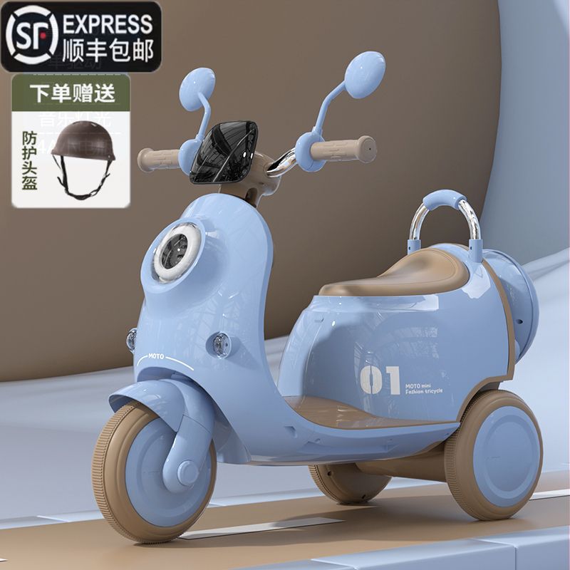 Bleu clair + petite batterie, entraînement simple.