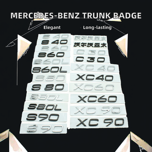 Nouveau Badge Autocollant de Coffre Arrière CT58 de Luxe pour Mercedes Classe E et Classe C, Logo Modifié en Matériau ABS - Product Image 2