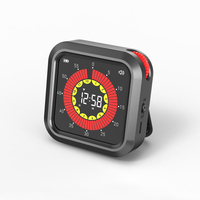 Timer Digital Visual Magnetik Isi Ulang untuk Dapur, Penghitung Waktu Mundur Pomodoro, Kubus Menit/Jam, Timer Fokus Belajar Anak
