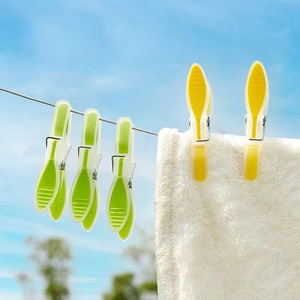 Mollette per Bucato in Plastica PP Resistenti con Impugnatura Morbida in Gomma, Clip Robuste per Stendibiancheria - Product Image 5