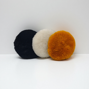 Tampon de polissage en laine double face blanc de 7 pouces (180 mm) avec filetage 5/8-11, tampon de polissage en laine douce pour finition des surfaces de carrosserie automobile et de meubles (OEM) - Product Image 2