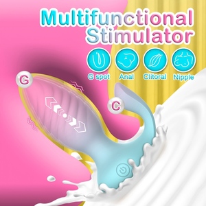Vibrador Anal con Control Remoto, Tapón Anal de Silicona, Masajeador de Próstata, Vibrador Anal con Electroestimulación <span class=keywords><strong>para</strong></span> <span class=keywords><strong>Mujeres</strong></span> - Product Image 3