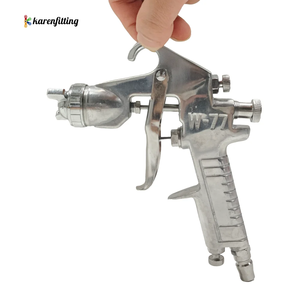 Pistolet de pulvérisation pneumatique professionnel, atomiseur de peinture avec réservoir pour la peinture automobile - Product Image 2