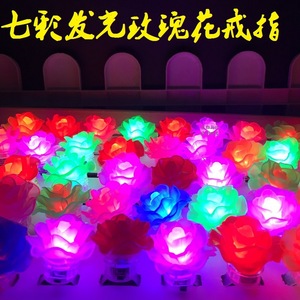 Ornements lumineux à LED, 50 pièces, colliers, bracelets, bagues, boucles d'oreilles pour enfants, pour célébration d'anniversaire - Product Image 5