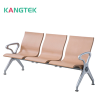 Chaises d'attente modernes rembourrées à 3 places KANGTEK pour salle d'attente, clinique médicale