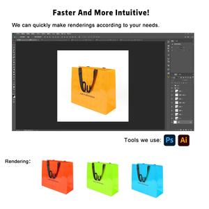 Crown Win Custom Recycled Materials <b>Paper</b> Shopping Bags Gold Foil Embossing Matte Glossy Lamination UV Coating Durable Stylish - Product Image 6