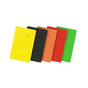 One-piece Plain custom 13.56 mhz Rewritable Matt coloured nfc cards Blank plastic black Matte colored rfid card