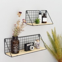 Étagère murale créative en métal de style nordique pour jouets, décoration de la maison et du dortoir, étagère simple, cloison décorative