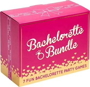 Pacchetto di <span class=keywords><strong>addio</strong></span> <span class=keywords><strong>al</strong></span> <span class=keywords><strong>nubilato</strong></span>-7 divertenti giochi per <span class=keywords><strong>addio</strong></span> <span class=keywords><strong>al</strong></span> <span class=keywords><strong>nubilato</strong></span> (<span class=keywords><strong>Quiz</strong></span> The Groom, Bach Charades, non ho mai, chi sa la sposa migliore? - Product Image 1