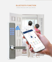 Orbita Houten Deur 304 RVS Mobiele Bedieningstoetsenbord Biometrisch Tuya WiFi Vingerafdruk Slimme Hotelsloten Geheugenkaart