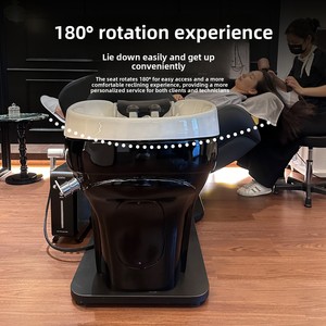 Cama Eléctrica Inteligente para Lavado <span class=keywords><strong>de</strong></span> Cabello con Rotación <span class=keywords><strong>de</strong></span> 180° y Masaje Mecánico 3D - Cama Todo en Uno para Cuidado Capilar y Terapia en Salón - Product Image 3