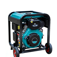 Groupe électrogène diesel à châssis ouvert 8KW 10KVA triphasé avec certification CE ISO, groupe électrogène haute performance pour bâtiments commerciaux