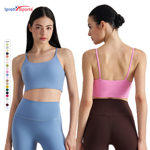 Haut Impact Longline Workout Yoga Soutien-Gorge Bretelles Sports Crop Tops Gym Workout Running - Product Image 1