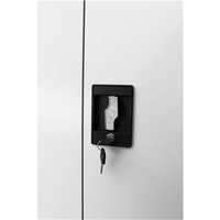 Armoire de rangement en métal, placard de classement en acier à 2 portes, placard en acier d'occasion à vendre