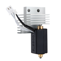 ELEGOO Kit Hotend Ekstruder Baru Terakit untuk Printer 3D Centauri Carbon, Nozzle Kuningan-Baja Keras 0.2/0.4/0.6/0.8mm