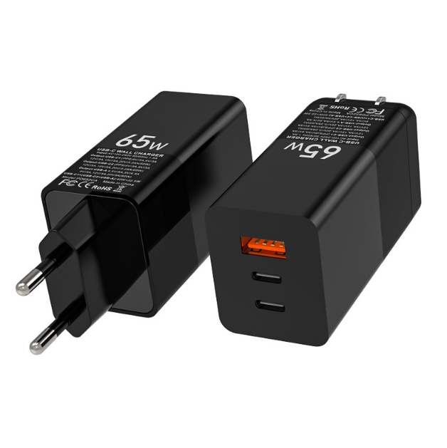 Un chargeur rapide 2C noir