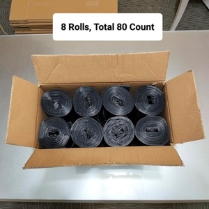 Sacs poubelle robustes pour entrepreneur, 55 gallons, sacs à déchets pour construction, sacs à ordures pour poubelle - Product Image 1