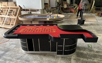 YH Deluxe Table de Club de Poker à Roulette de haute qualité avec jambe Stable