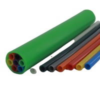 Tuyau en plastique HDPE à âme en silicone haute pression durable 40/33 mm pour conduit de câbles, usage industriel, durée de vie de 50 ans, anti-corrosion