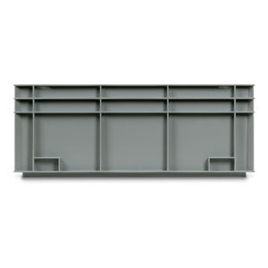 Fami Euro Box Caja de plástico de 600x400x232mm con asas abiertas y fondo reforzado - Product Image 3