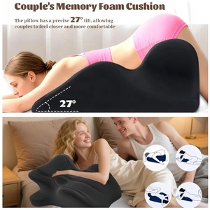 Modernes Paar-Körperkissen aus Memory-Schaumstoff, Milbenschutz, multifunktional, geometrisch geformt, für Erwachsene, zum Lesen, für Bauchschläfer, als Körperstütze - Product Image 3