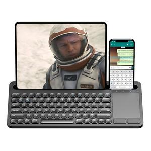 Clavier Bluetooth sans fil OEM avec support intégré pour téléphone et tablette - Product Image 3
