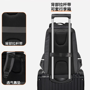 Unisex <b>Backpack</b> 20 Inches Large Capacity With Zipper Pocket For School Education Outdoor Hiking - Product Image 5